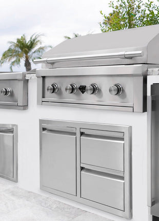 Diamond Grills Outdoor Kitchen Kit No. 4 - Premium Package Modular Built In Grill BBQ Island