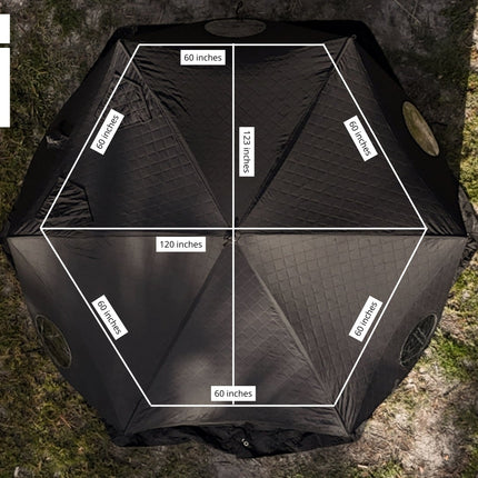 North Shore Sauna Dome Sauna Tent Starter Package (8-person)