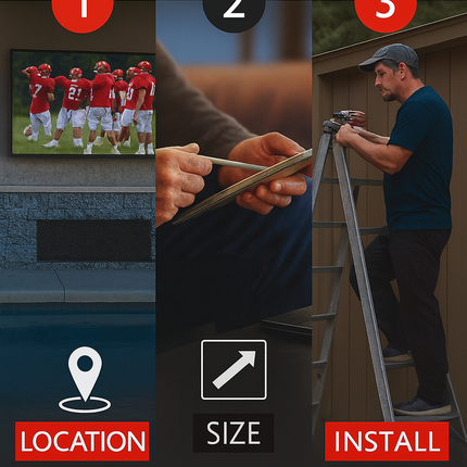 202" ( 16.83 ft) Outdoor TV
