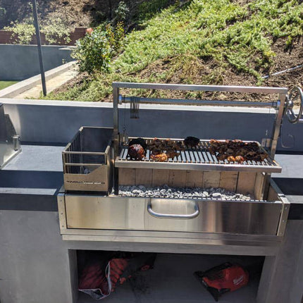 Tagwood BBQ 05SS Santa Maria Argentine Wood Fire & Charcoal Gaucho Built in Grill