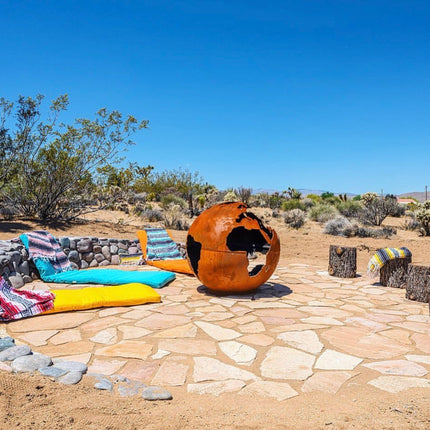 Fire Pit Art Third Rock Fire Pit: Wood, Gas, or Propane Options