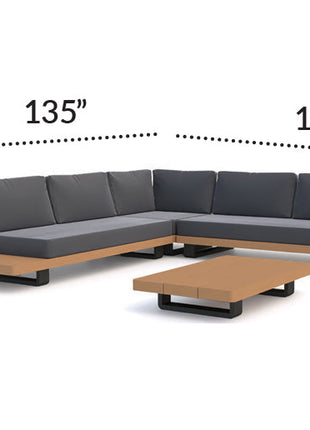 Fitz Roy Teak Corner Set