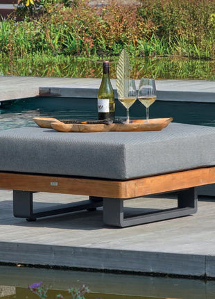 Fitz Roy Teak Ottoman