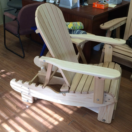 Best Adirondack Chair Co. Solid Wood Royal Reclining Glider Chair