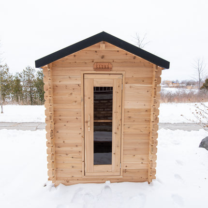 Leisurecraft Canadian Timber Granby Cabin Sauna - Electric Heater Options