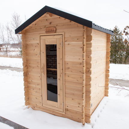 Leisurecraft Canadian Timber Granby Cabin Sauna - Electric Heater Options