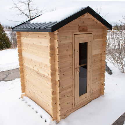 Leisurecraft Canadian Timber Granby Cabin Sauna - Electric Heater Options