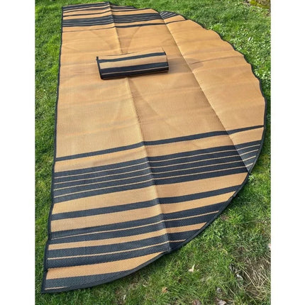 Striped Bell Tent Floor Matting Cover | 20' (6M) Size