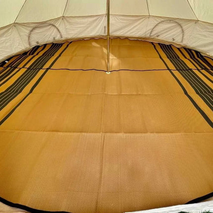 Striped Bell Tent Floor Matting Cover | 20' (6M) Size