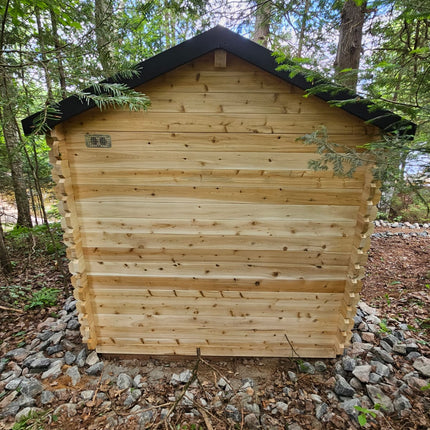 Leisurecraft Canadian Timber Georgian Cabin Sauna with Changeroom - Electric Heater Options
