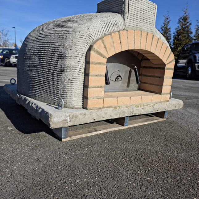 Traditional Wood Fired Brick Pizza Oven - Mediterranean Pro Naked