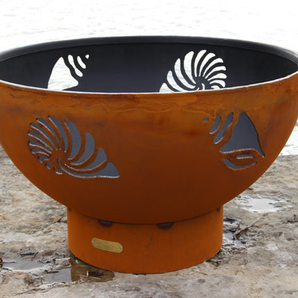 Fire Pit Art Beachcomber Fire Pit: Wood, Gas, or Propane Options