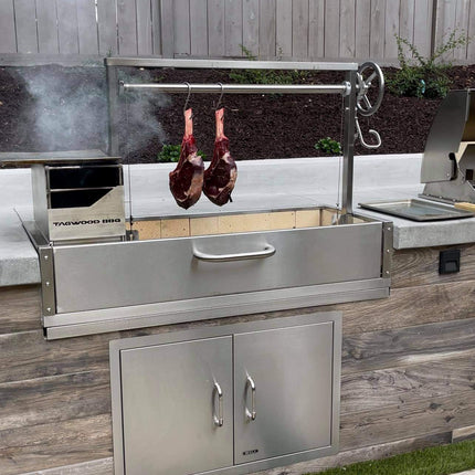 Tagwood BBQ 05SS Santa Maria Argentine Wood Fire & Charcoal Gaucho Built in Grill