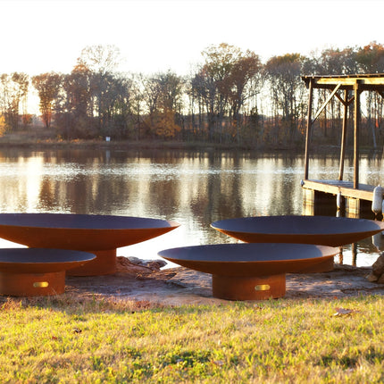 Fire Pit Art Asia 60" Fire Pit: Wood, Gas, or Propane Options