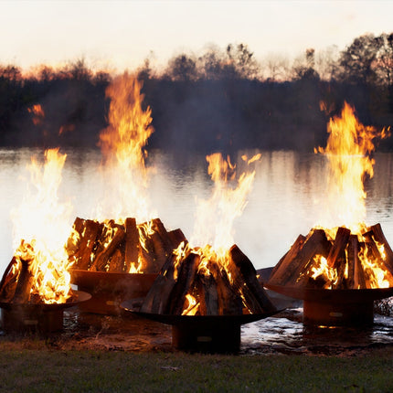 Fire Pit Art Asia 72" Fire Pit: Wood, Gas, or Propane Options