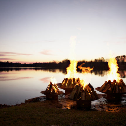 Fire Pit Art Asia 60" Fire Pit: Wood, Gas, or Propane Options