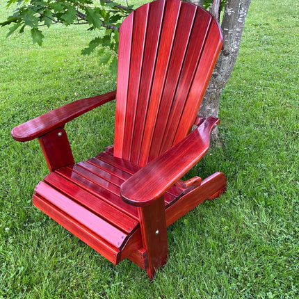 Best Adirondack Chair Co. Solid Wood Royal Upright Folding Adirondack Chair