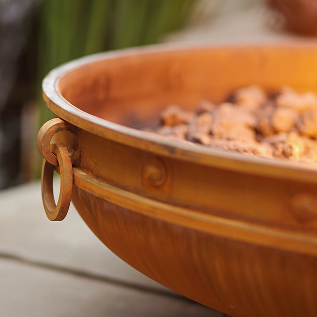 Fire Pit Art Emperor Fire Pit: Wood, Gas, or Propane Options