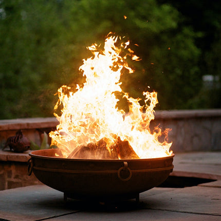 Fire Pit Art Emperor Fire Pit: Wood, Gas, or Propane Options