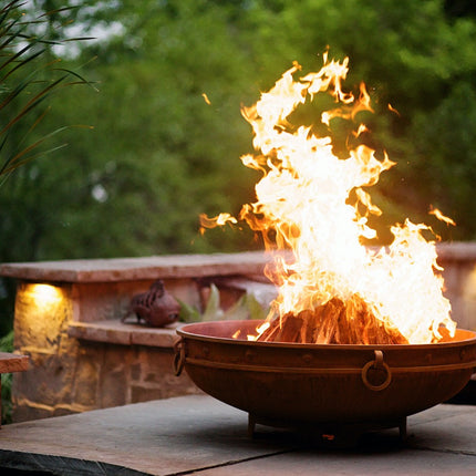 Fire Pit Art Emperor Fire Pit: Wood, Gas, or Propane Options