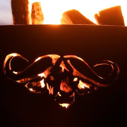 Fire Pit Art Africa's Big Five Fire Pit: Wood, Gas, or Propane Options