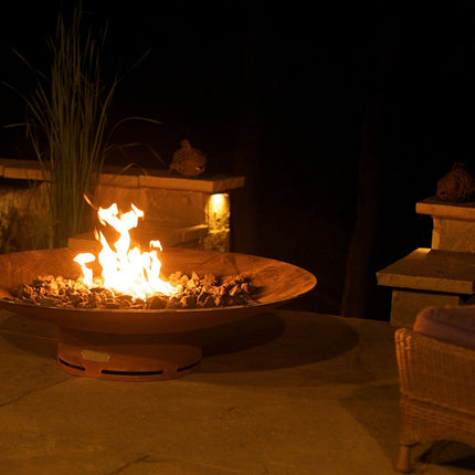 Fire Pit Art Asia 60" Fire Pit: Wood, Gas, or Propane Options