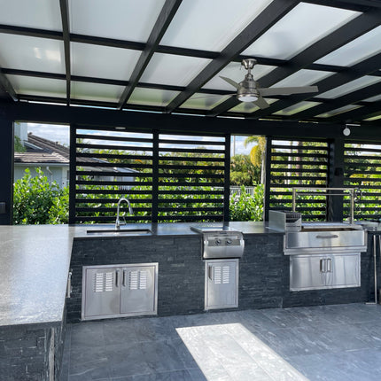 Tagwood BBQ 05SS Santa Maria Argentine Wood Fire & Charcoal Gaucho Built in Grill