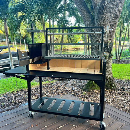 Tagwood BBQ 03SI Argentine Santa Maria Wood Fire & Charcoal Gaucho Grill