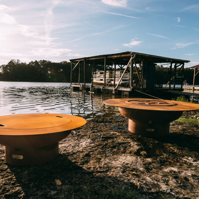 Fire Pit Art Magnum Fire Pit: Wood, Gas, or Propane Options