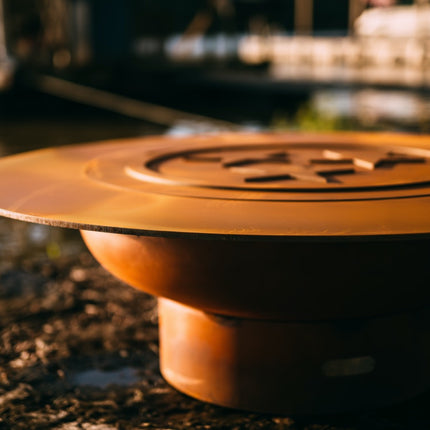 Fire Pit Art Magnum Fire Pit: Wood, Gas, or Propane Options