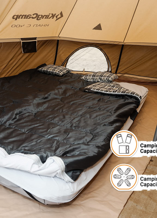 Khan C 400 Canvas Glamping Bell Tent