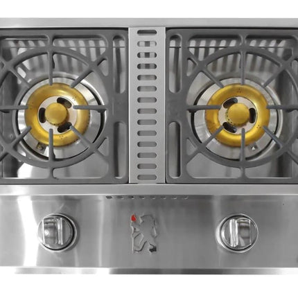 Lion Premium Grills 26-Inch Stainless Steel Drop In Gas Double Side Burner
