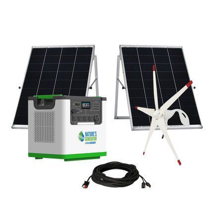 Nature's Generator Lithium 3600W Solar and Wind Generator
