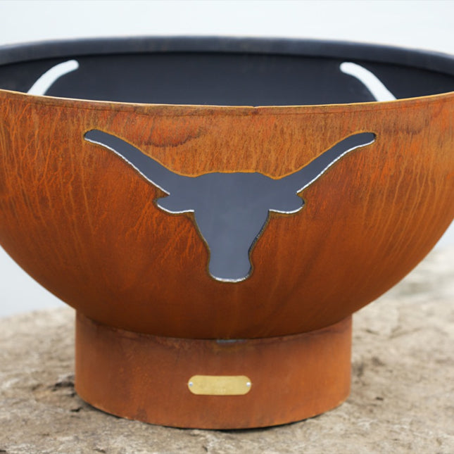 Fire Pit Art Longhorn Fire Pit: Wood, Gas, or Propane Options