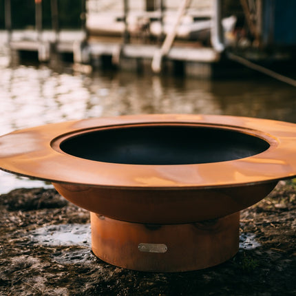 Fire Pit Art Magnum Fire Pit: Wood, Gas, or Propane Options