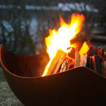 Fire Pit Art Manta Ray Fire Pit: Wood, Gas, or Propane Options