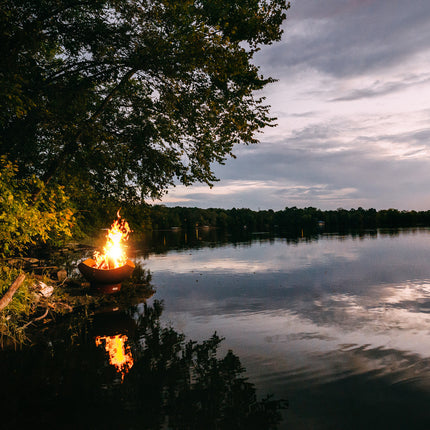 Fire Pit Art Manta Ray Fire Pit: Wood, Gas, or Propane Options