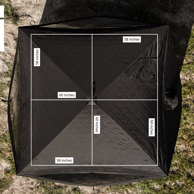 North Shore Sauna Mini Cube Sauna Tent Premium Package (2-person)