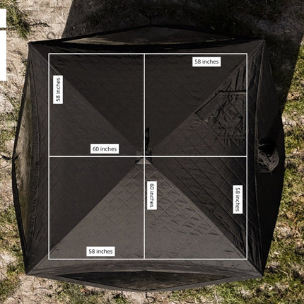 North Shore Sauna Mini Cube Sauna Tent (2-person; tent only)