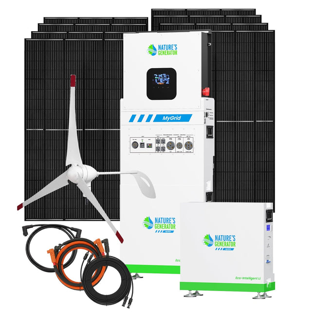 Nature's Generator MyGrid 10K Whole Home Solar and Wind Generator