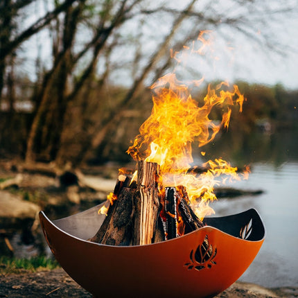 Fire Pit Art Namaste Fire Pit: Wood, Gas, or Propane Options