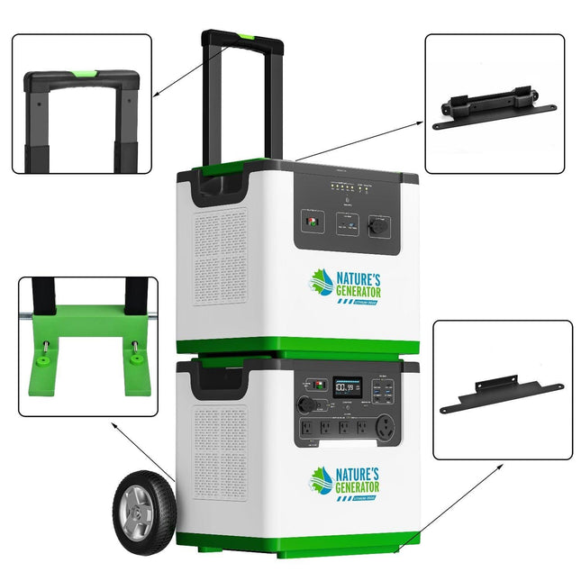 Nature's Generator Lithium 3600 / 6000 Heavy Duty Cart