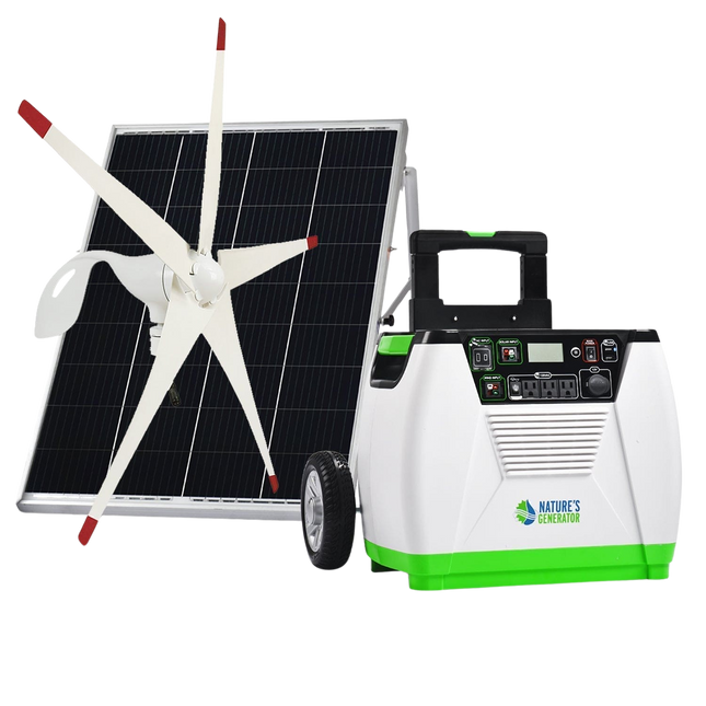 Nature's Generator Standard 1800W Solar & Wind Generator
