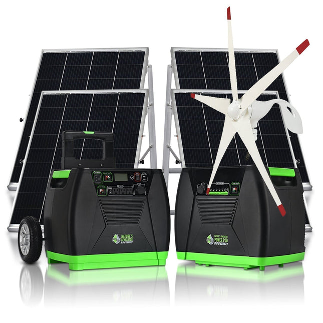 Nature's Generator Elite 3600W Wind & Solar Generator
