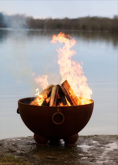 Fire Pit Art Nepal Fire Pit: Wood, Gas, or Propane Options
