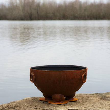 Fire Pit Art Nepal Fire Pit: Wood, Gas, or Propane Options