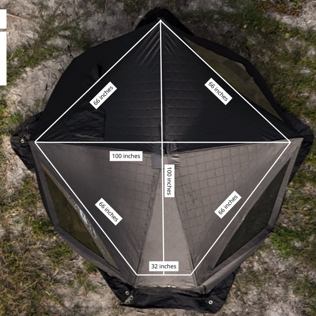 North Shore Sauna Nova 4 Sauna Tent Pro Package (4-person)