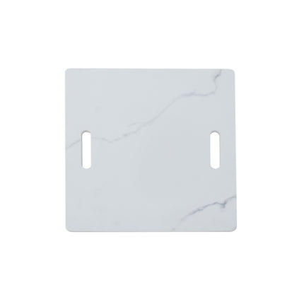 Elementi Plus Bianco White Marble Porcelain Fire Table