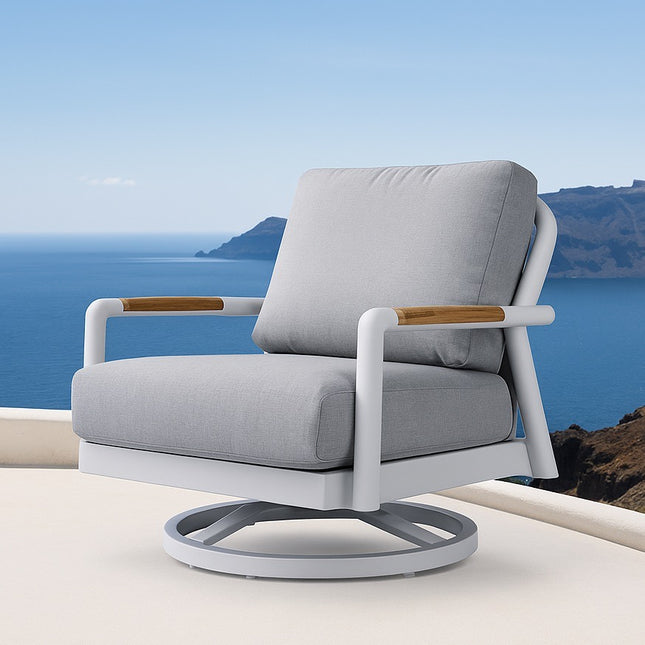 Elementi Santorini Outdoor Swivel Chair