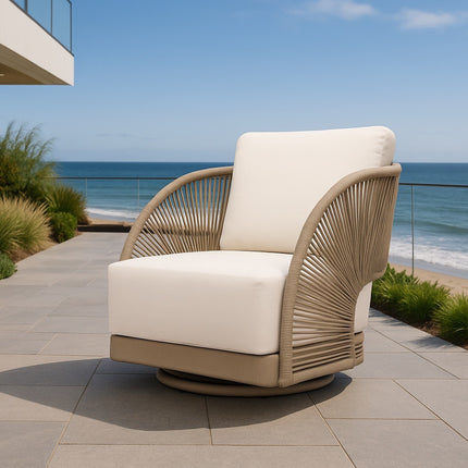 Elementi Malibu Outdoor Swivel Chair